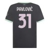 Oficiální Fotbalový Dres AC Milán Pavlovic 31 Třetí 2024-25 pro Muži